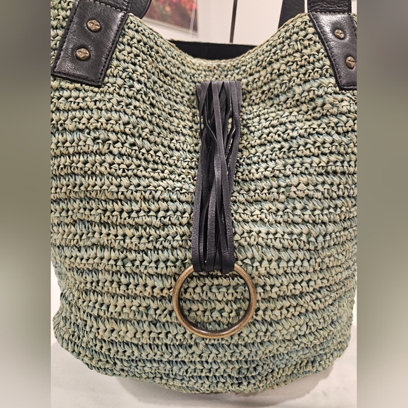 Free People En Riva Raffia Tote Bag - Picture 2 of 13